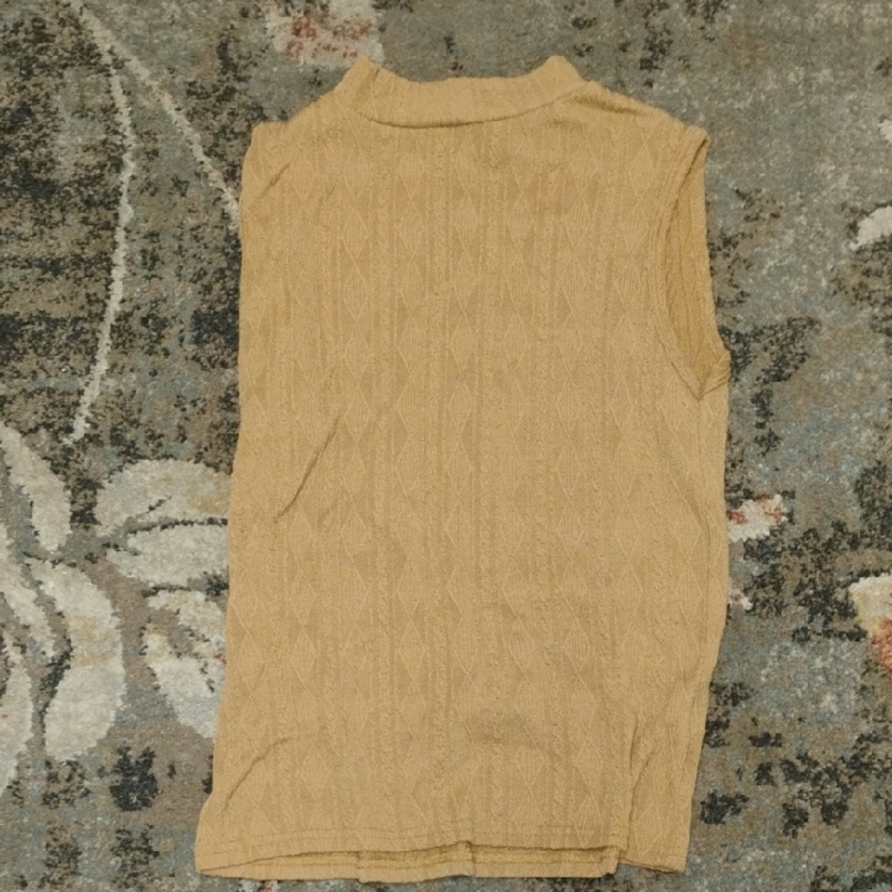 Goddess Tan Sleeveless Tank Top